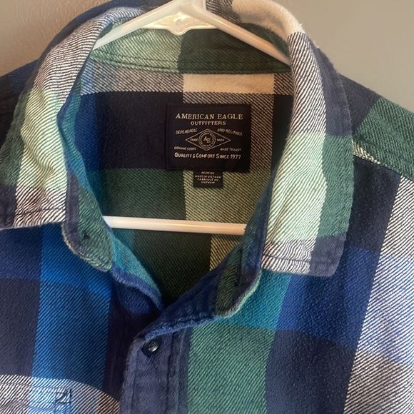 Mens American Eagle flannel shirt - Picture 2 of 2